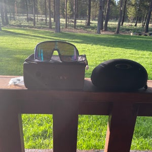 Blue Oakley Sutro S Sunglasses (lightly Used)