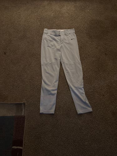 Silver Men's Adult Medium Nike Game Pants (Used)