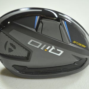 LEFT HANDED TaylorMade Qi10 Rescue 4-22* Hybrid Regular Flex Graphite #194646