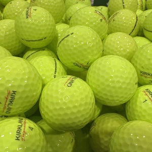 100 Yellow Kirkland Performance AAAA / AAAAA Golf Balls 4A/5A ** Yellow **