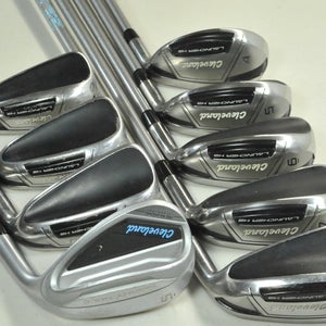 Cleveland Launcher HB 2017 Ladies 5-PW,DW,SW Iron Set Right Graphite #190435
