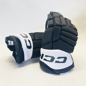 New 14" CCM Jetspeed (CHL Pro Stock) Gloves - Black/white
