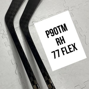 Senior(2x)Right P90TM 77 Flex Pro Black Out Unbranded Pro Stock Nexus Hockey Sticks
