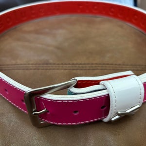 (New)Absolutely Ridiculous Miami Ice Leather 34” Belt