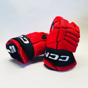 New 14" CCM Jetspeed (CHL Pro Stock) Gloves - Red/Black