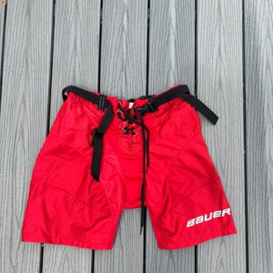 Red  Junior Large Bauer Nexus Pant Shell (Used)