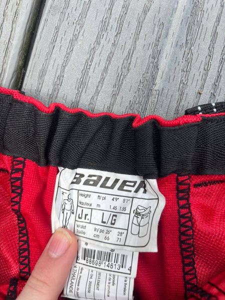 Red Junior Large Bauer Nexus Pant Shell (Used) | SidelineSwap | Buy and ...