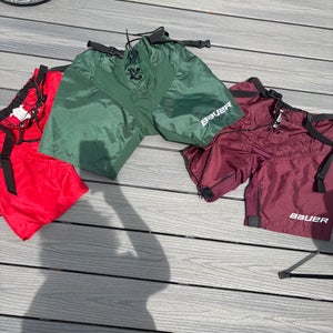 Junior Large Bauer Nexus Pant Shells (RED, MAROON, GREEN) (Used)