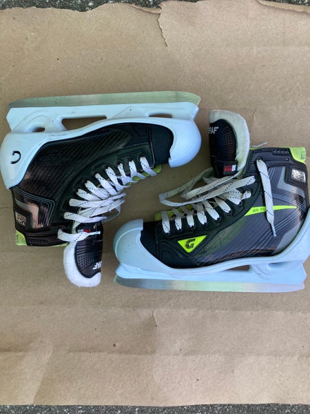 Senior Graf G9035 Hockey Goalie Skates Wide Width 8 (Used)