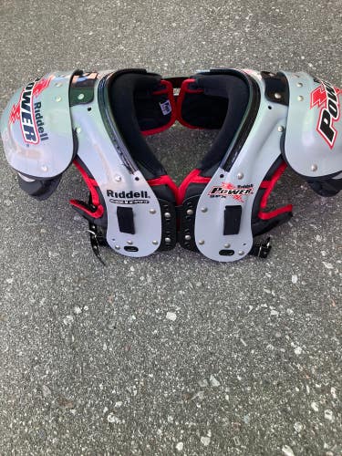 Medium Adult Riddell Power SPX Shoulder Pads (Used)