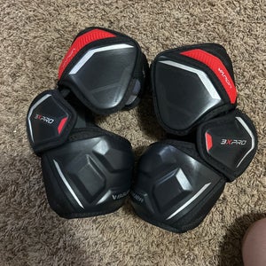 Large Intermediate Bauer Vapor 3X Pro Elbow Pads (Used)