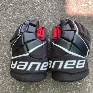 Black Senior Bauer Vapor 3X Gloves 13" (Used)