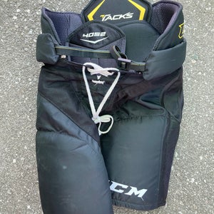 Black Senior Small CCM Tacks 4052 Hockey Pants (Used)