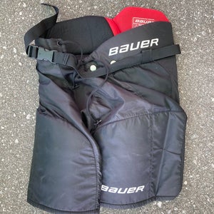 Black Junior Medium Bauer X60 Hockey Pants (Used)