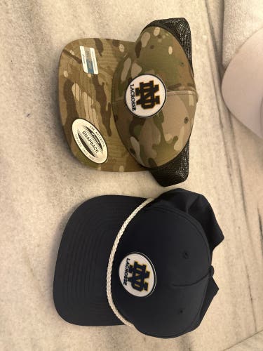 Notre Dame Lacrosse Hats