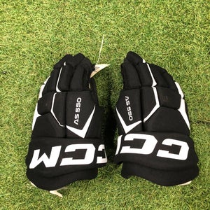 Black Junior CCM AS550 Gloves 11" (Used)