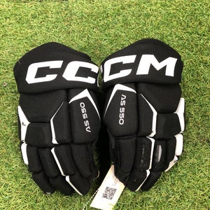Black Junior CCM AS550 Gloves 10" (Used)