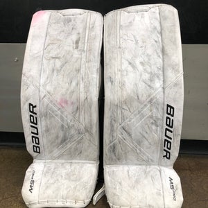 Small Intermediate Bauer Supreme M5 Pro Goalie Leg Pads (Used)