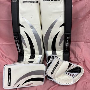 PowerTek Barikad V2.0 YOUTH Hockey Goalie Pad Set - 26"