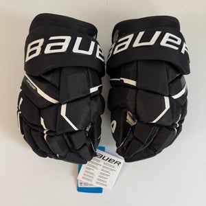 New Black Senior Bauer Supreme Mach Gloves