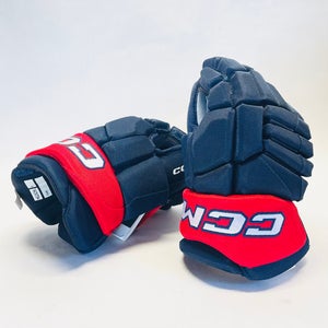 New 13" CCM Jetspeed (CHL Pro Stock) Gloves - Navy/Red