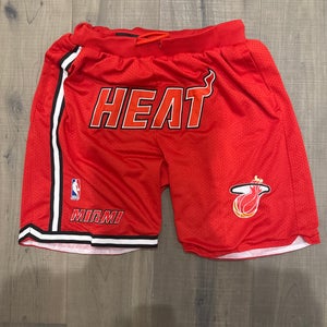 Miami Heat Just Don Jersey Shorts