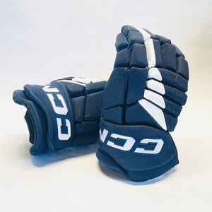 New 14" CCM Jetspeed (CHL Pro Stock) Gloves - Navy/White