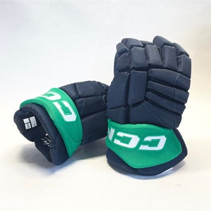 New 14" CCM Jetspeed (CHL Pro Stock) Gloves - Navy/Kelly Green