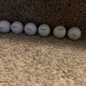 Titleist golf balls set of 6