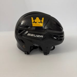 Used Black Medium Bauer Re-Akt 95 Pro Stock Helmet