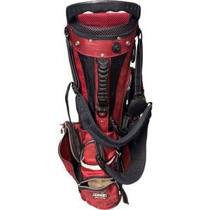 Taylor Made Troy University Golf Bag. Red And Black. Carry-Cart. With Shoulder Staps