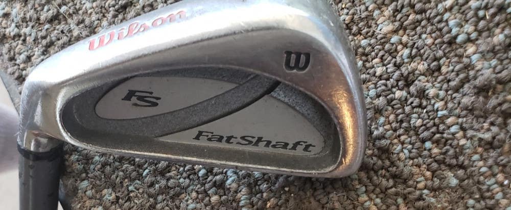 LH WILSON FAT SHAFT FS CAVITY BACK 4 IRON GOLF W LIGHT FLEX GRAPHITE SHAFT  AZ05