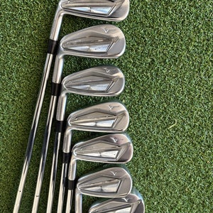 Men's 2019 Mizuno JPX 919 Forged Left Hand Iron Set Stiff Flex  Steel Shaft (Used)