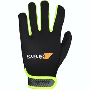 Grays G500 Gel FH Gloves (pair); Black/Silver- Size XS- (New)