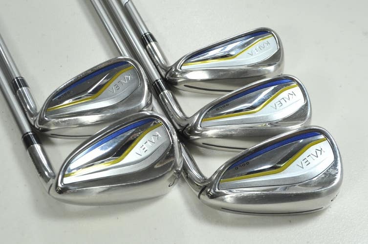 TaylorMade Kalea Gold 7-PW,SW Iron Set Soft Ladies Flex RH 40g Graphite # 197574