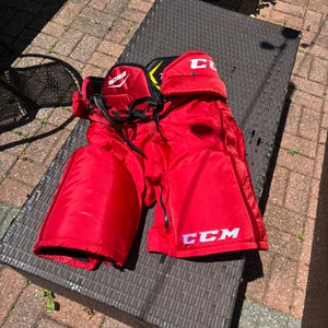 Red CCM Tacks 6052 Hockey Pants