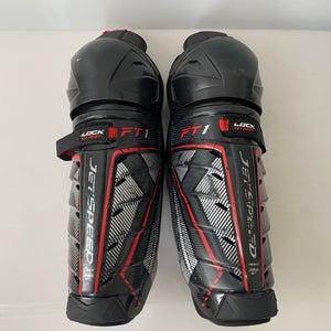 Pro Stock CCM JetSpeed FT1 Hockey Shin Pads 15” guards