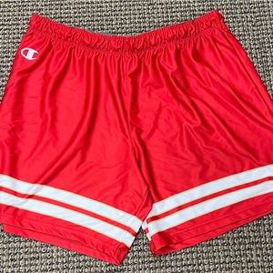 Red XL Men's Champion Shorts (New)