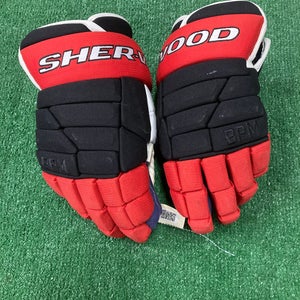 Blue Senior Sher-Wood BPM 120 Gloves 13" (Used)