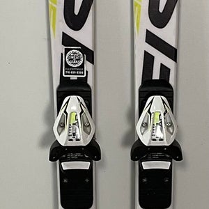 Kid's Fischer 160cm Superrace Jr Skis With Head SX 9 Bindings (Used)(SY2205)