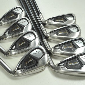 Callaway Rogue ST MAX OS 4-PW,AW Iron Set Regular Flex Right Graphite # 197548