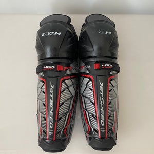 CCM JetSpeed FT370 Hockey Shin Pads 13” guards