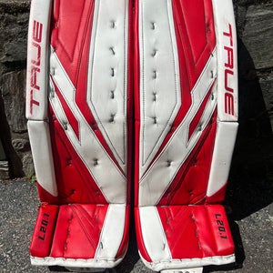 34"  True 20.1 Goalie Leg Pads Pro Stock (Used)