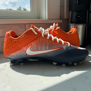 Navy and Orange Men's Size M 9.5 (W 10.5) Adult Nike Low Top Vapor Speed (Used once)