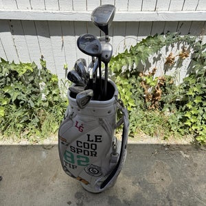 Womens Callaway Fusion Golf Club Complete Set With Le Cooq Spor Golf Bag