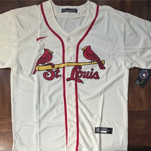 St. Louis Cardinals Alternate Cream Jersey Adult Large NWT