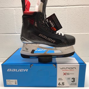 New!!  Bauer Vapor X5 Pro Skates Size 6.5 Fit 3