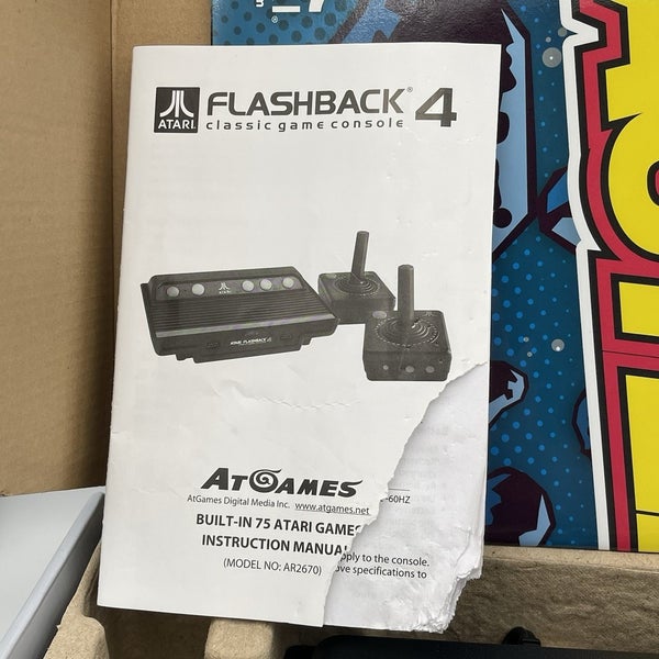 Atari Flashback 4 Classic Game Console 40th Anniversary - 75 Games WITH ...