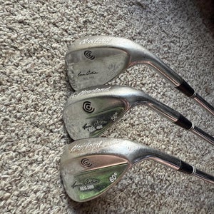 Cleveland Tour Action Wedge Set 53, 56 and 60 Degree Gap, Sand and Lob Wedges