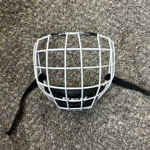 Small White CCM FM580 Full Cage (Used)